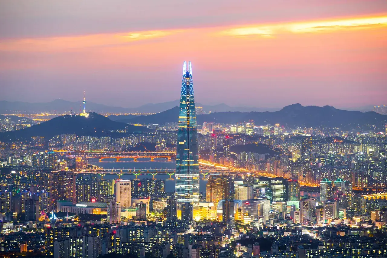 Seoul night view