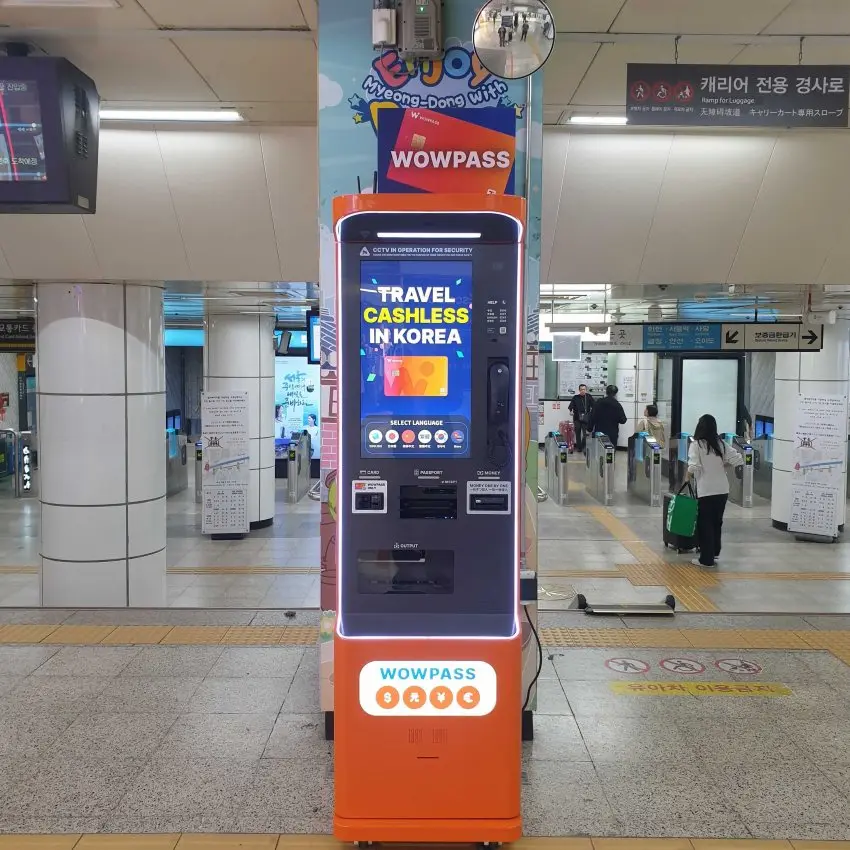 Myeong-dong Station (Outside ticket gates)